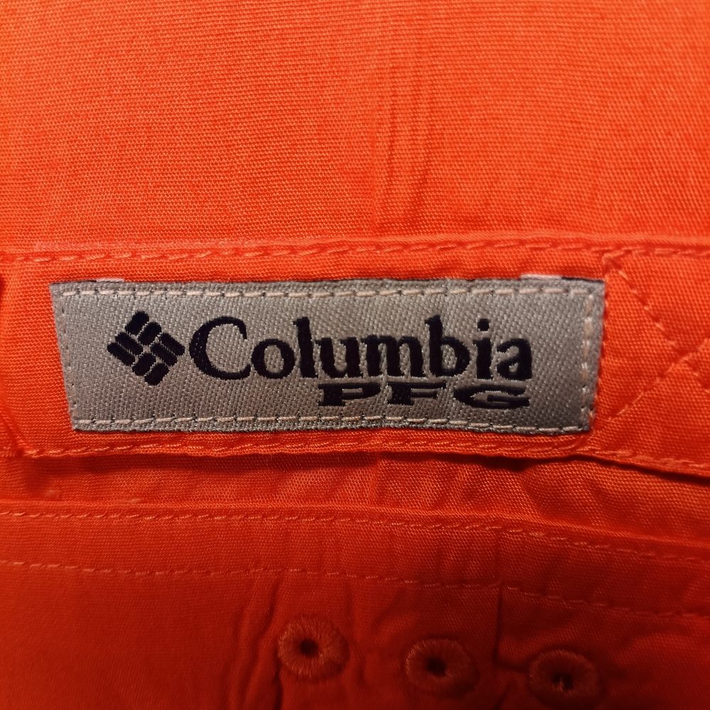 Columbia Men's Gators Orange Casual Button Down Shirt Cotton Large - Picture 2 of 9